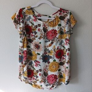 Ann Taylor Loft short sleeve blouse size S